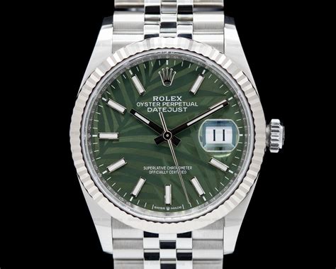 rolex 126234 green|Rolex datejust price chart.